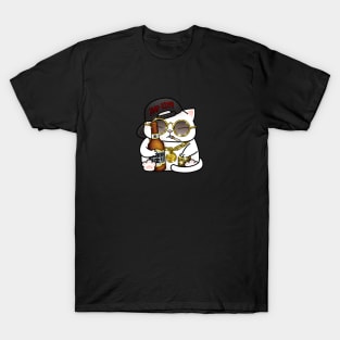 Bad Gangster Chubby Cat T-Shirt